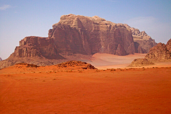 "Mountain In Wadi Rum, Jordan"