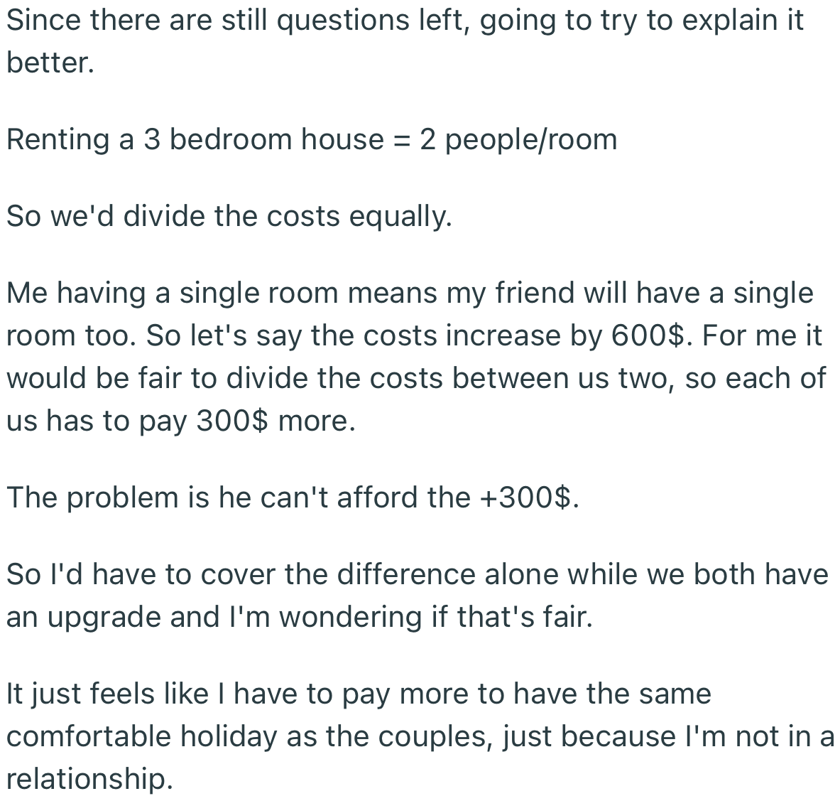 OP made an edit to address a few things