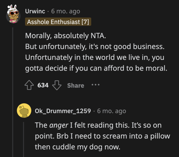 The reality is bleak for the working class. We are forced to choose between losing our jobs or standing for what is right.