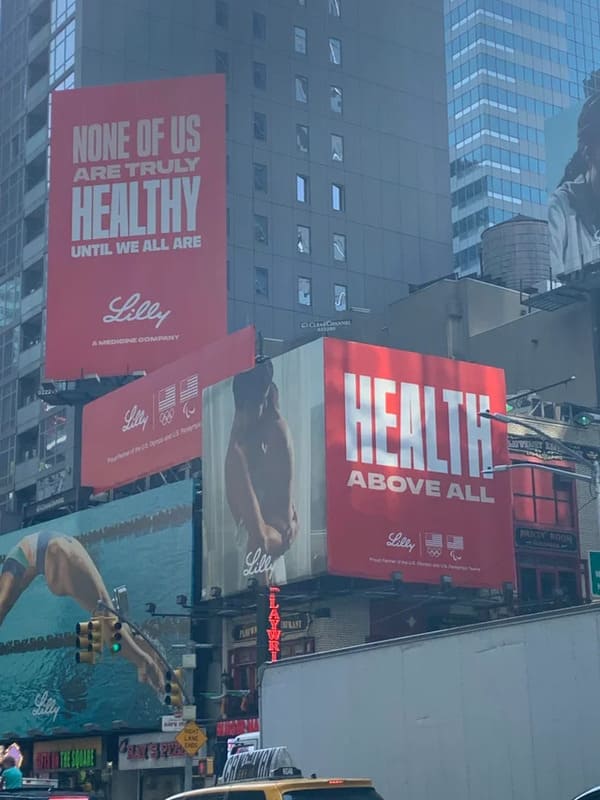 6. A company that charges $300 for insulin tells us to help each other.