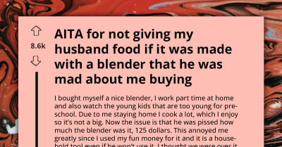 Woman Withholds Blender-Made Meals From Critical Husband Who Questioned Her Purchase Of It, Questions Marriage Stability