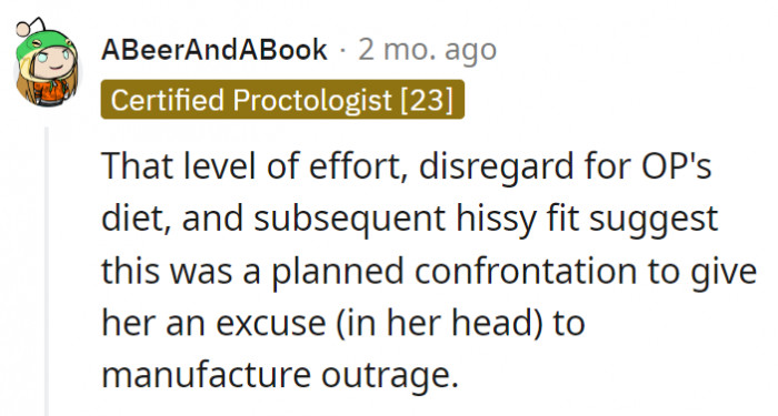 9. Maybe she just wanted to spice things up in her life with a little family drama