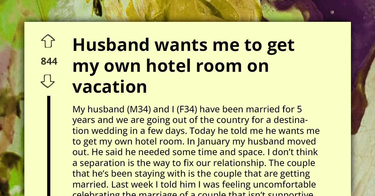 Trouble In Paradise As Man Wants Wife To Get Separate Room On Vacation