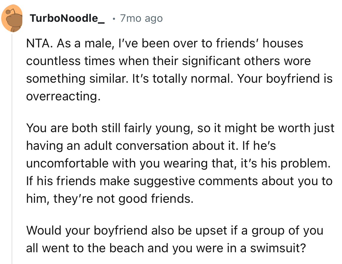 “It’s Totally Normal. Your Boyfriend Is Overreacting.”