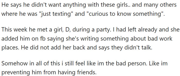 Her boyfriend is constantly promising he would change, but he hasn't changed yet