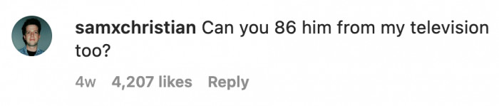 James Corden was annihilated by Instagram users commenting on McNelly's post