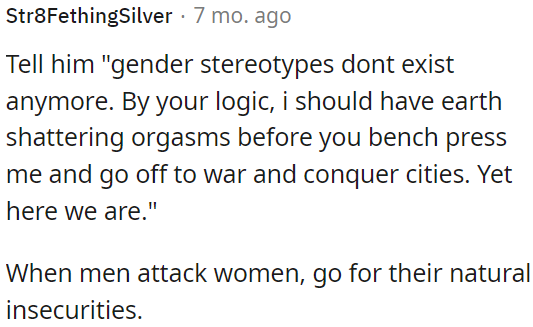 Men often target women's vulnerabilities when attacking.