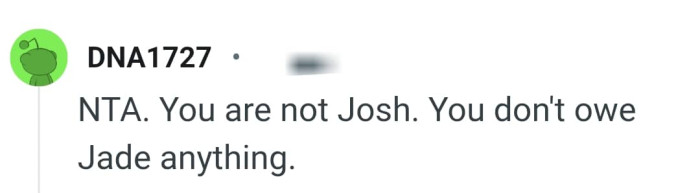 The OP does not owe nobody anything