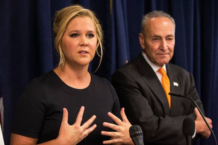 17. Amy Schumer & Chuck Schumer
