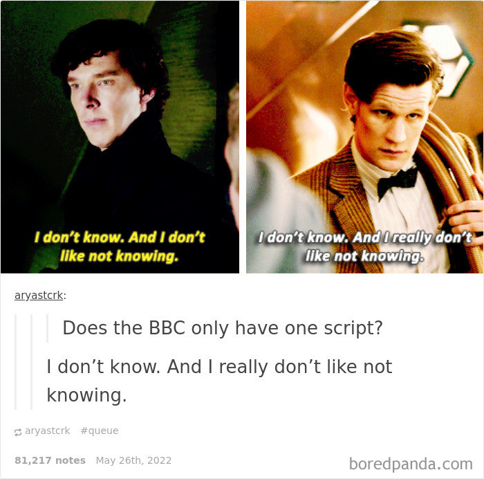 13. I really don't like not knowing