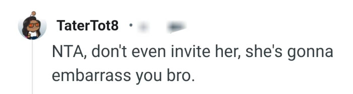 The OP might end up getting embarrassed