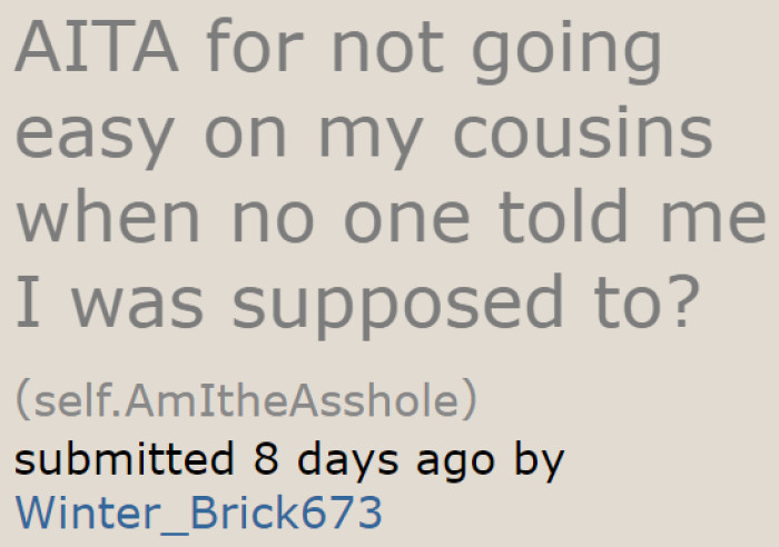 This teenage guy is just clueless.