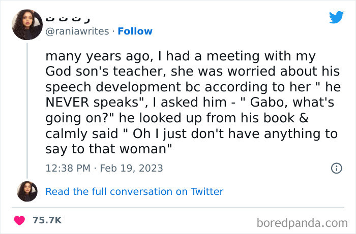 3. Just Don't Have Anything to Say