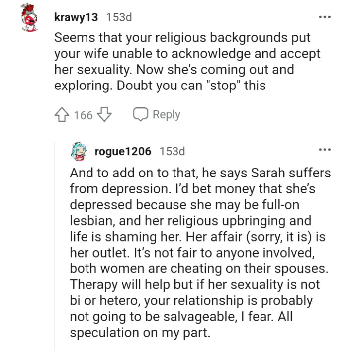 She's coming out and exploring