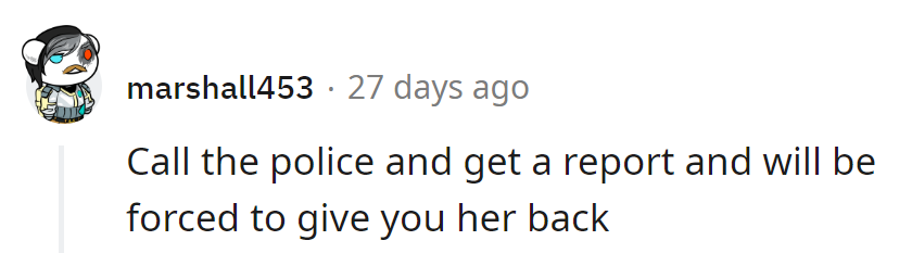 Looks like it's time to dial up law enforcement and play a game of fetch with justice!