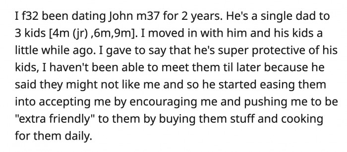 The kids stopped talking to OP because of this. She confronted John about what he said to the kids and he blamed OP for not backing down and choosing her sister over his kids.