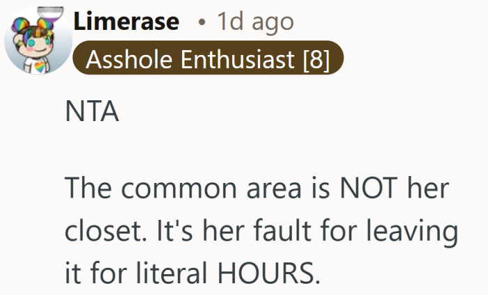 Leaving things out for hours changes how much control you really have over them.