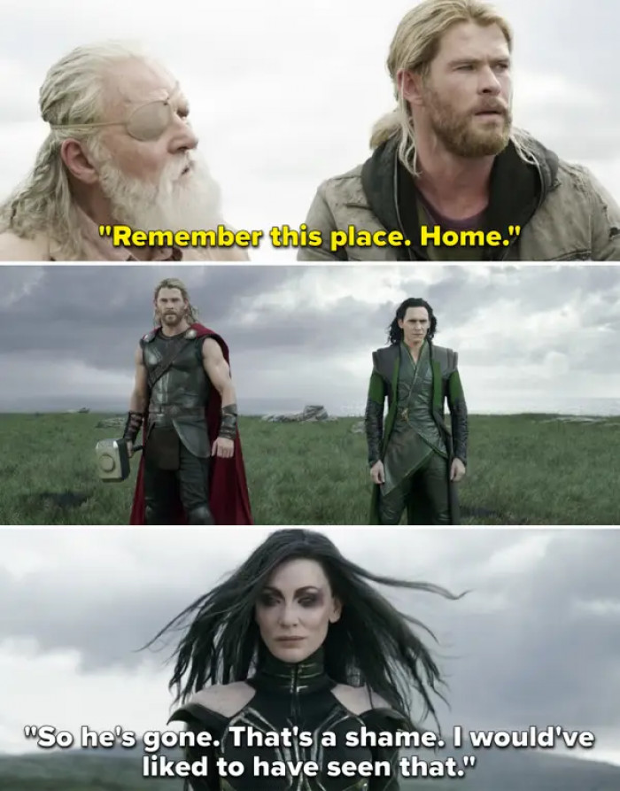 11. Hela was supposed to kill Odin in Thor: Ragnarok, instead of him just dying peacefully.