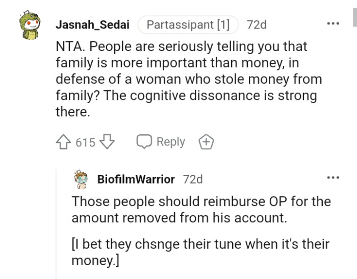 The Reddit post got a lot of attention as it has more than a thousand comments and over 6k upvotes