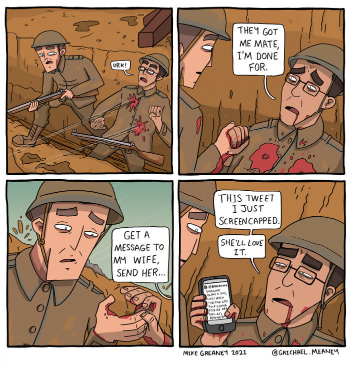 17. Sending your wife a tweet she'll love in the midst of it all