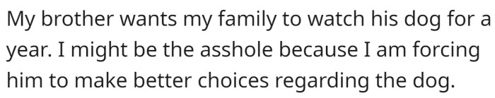 OP has offered the following explanation for why they think they might be the a-hole: