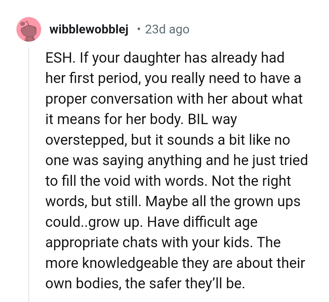 It sounds like no one was saying anything