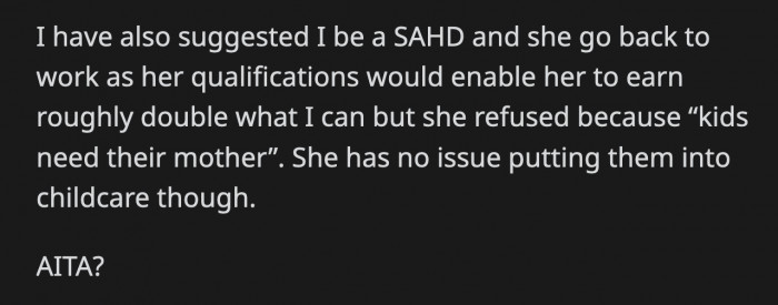 They had an argument which ended in OP calling her a 