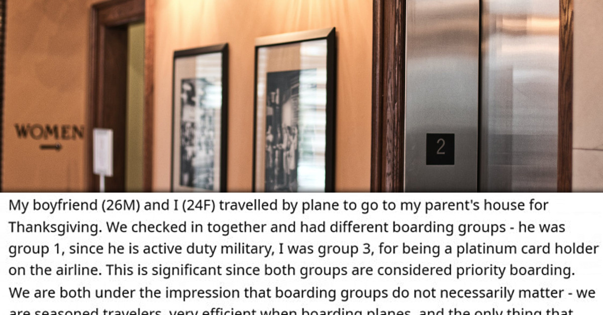 Woman Asks If She Was Wrong For Starting An Argument With BF Over Who Boards The Plane First