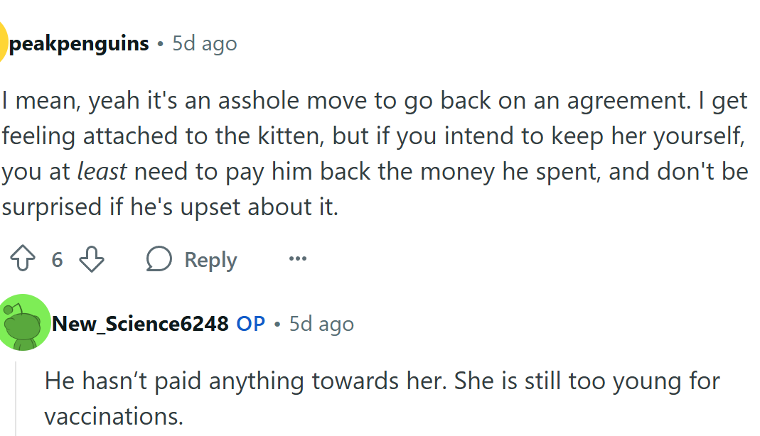 Here is what one Redditor said: