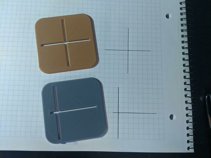 "Stencils I Made For Quickly Drawing Axes For Trigonometry Homework On Graph Paper"