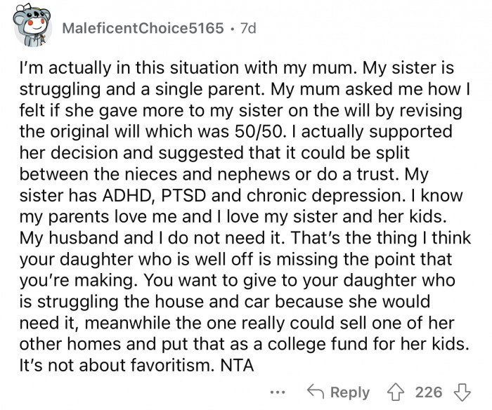 If you have enough money, why hoard more just for the sake of fairness?