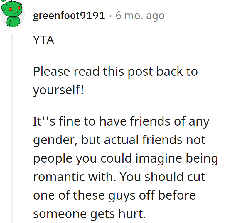 Love story or friendship saga? Time to hit rewind and edit the cast before this plot twist becomes a heartbreak sequel.