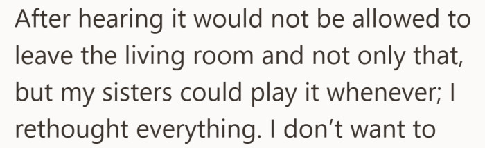 The rules turned it from a personal purchase into a shared household item.