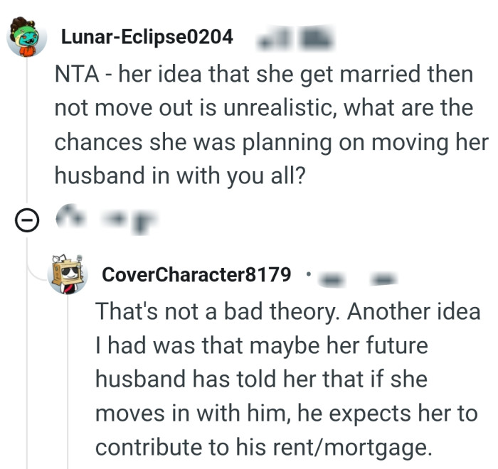 That's not a bad theory