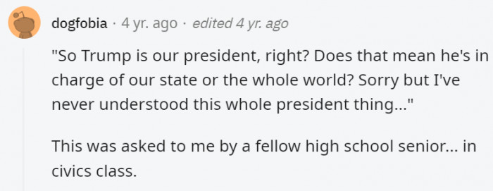 16. And to think that this person could have been old enough to vote as well