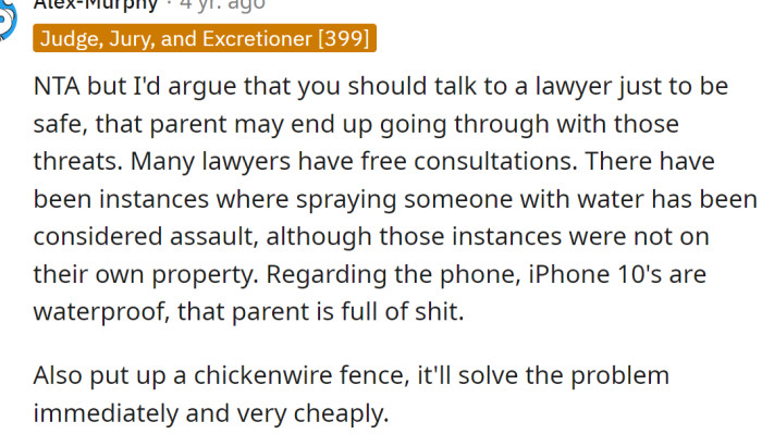 Chicken wire fence is the cheapest solution for a problem