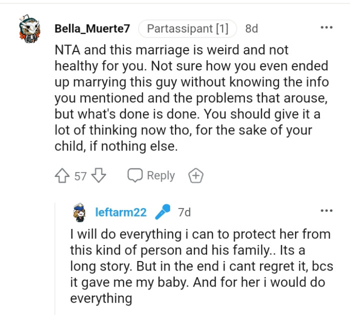 The OP ended up marrying the guy without knowing the information she mentioned