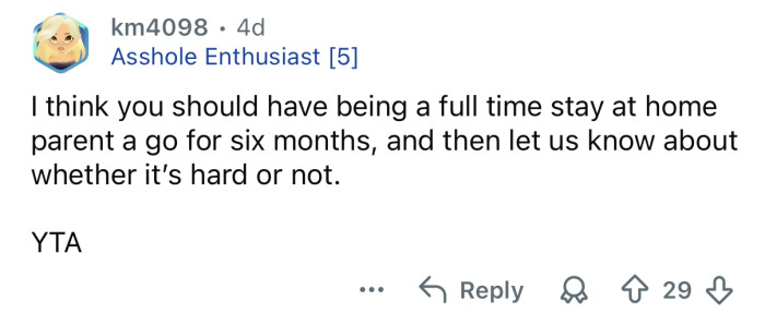 Perhaps you should give it a go for a while.