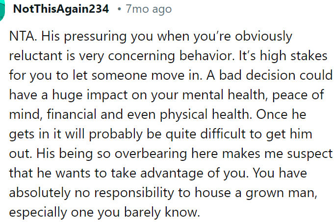 The boyfriend's behavior is very concerning