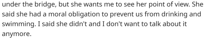 After the camping trip was over, OP's sister snapped at the cousin's girlfriend, saying that she was never invited on a family trip again.
