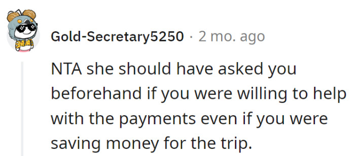 Who knew financial agreements needed a pre-party confirmation?