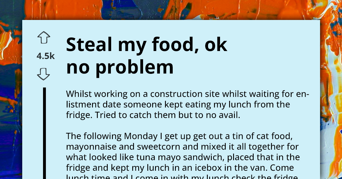 Games Up for Lunch-Stealing Thief as He Falls into the Trap Set by One of His Victims