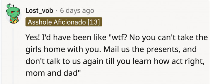 They Think John Should Have Handled It Differently