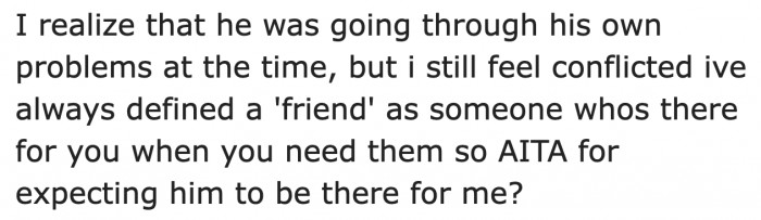 She decided to ask the AITA community about the situation.