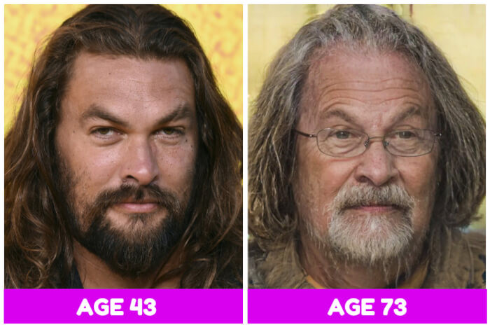 14. Jason Momoa is just as attractive in his 70s as he is now.