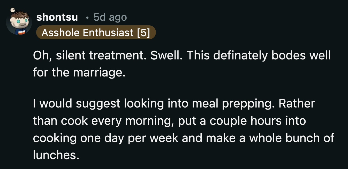 What Is She Hoping to Achieve by Not Talking to OP?