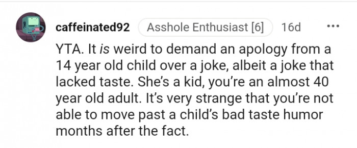 Moving past a child's bad taste in humor