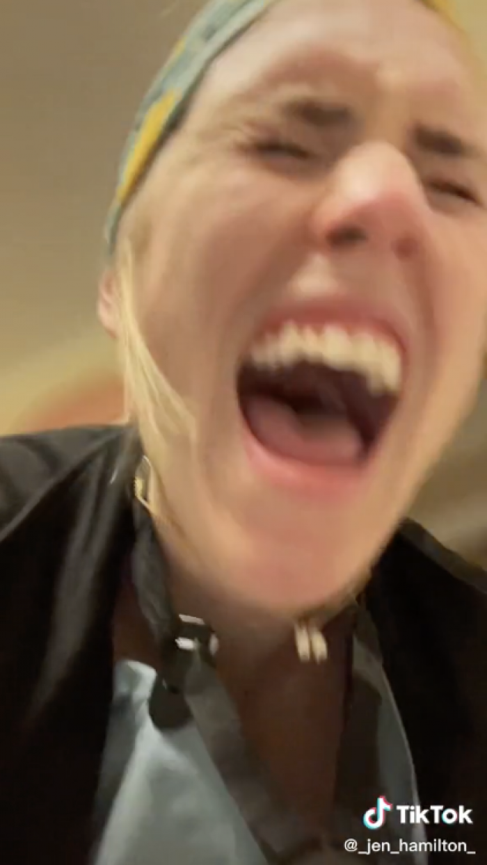 We seriously can't even begin to imagine how Jen felt, but we would have lied too.