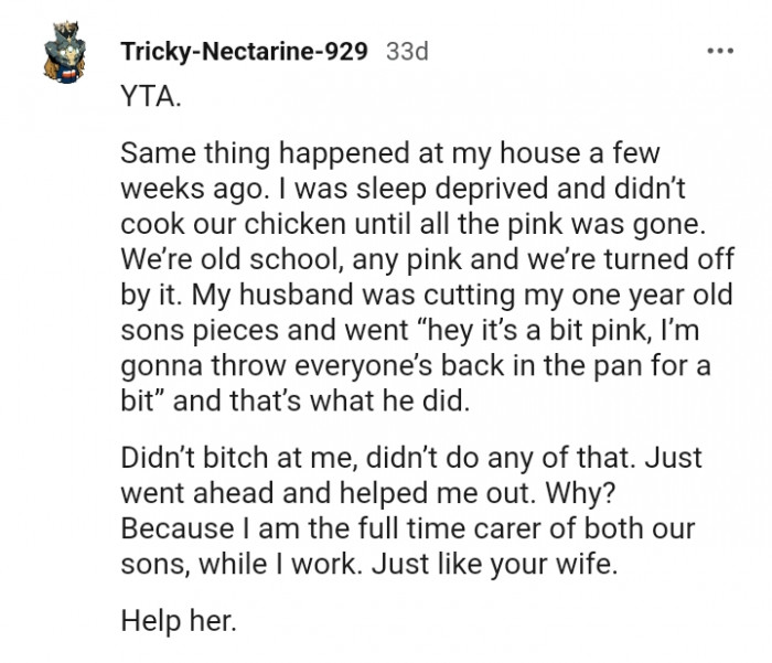 Any pink, and we're turned off by it