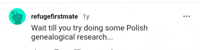 Doing some polish genealogical research